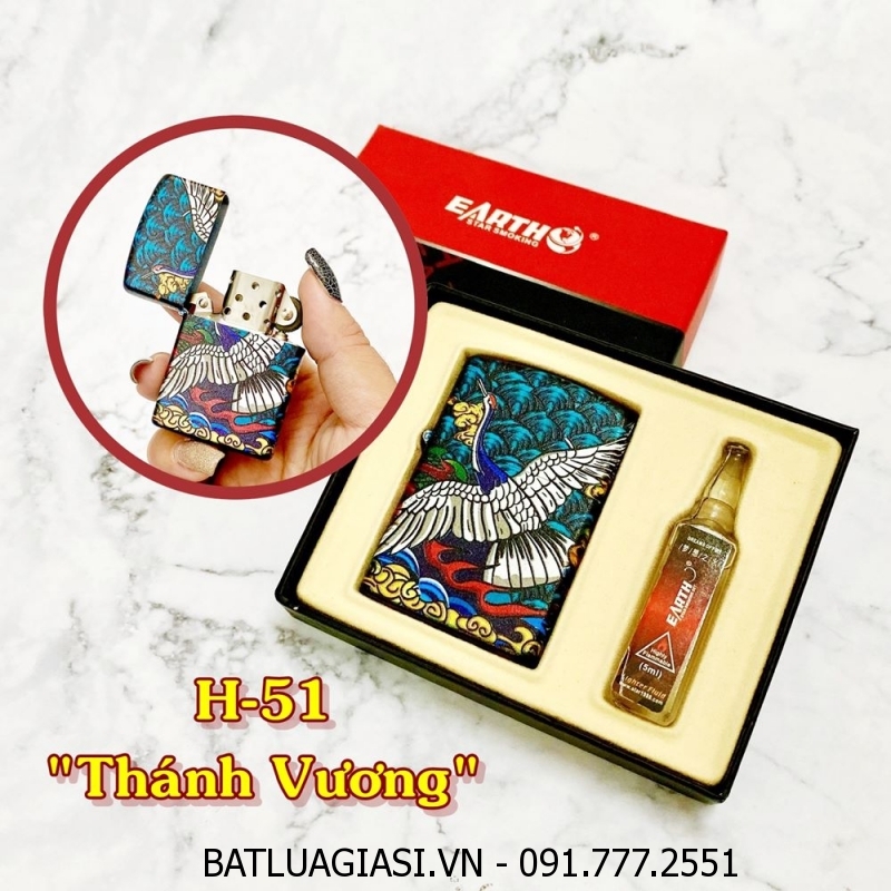 BẬT LỬA ZIPPO SƠN TĨNH ĐIỆN 6 MẶT - PHIÊN BẢN NHẬT (CÓ HỘP VÀ XĂNG) H-51