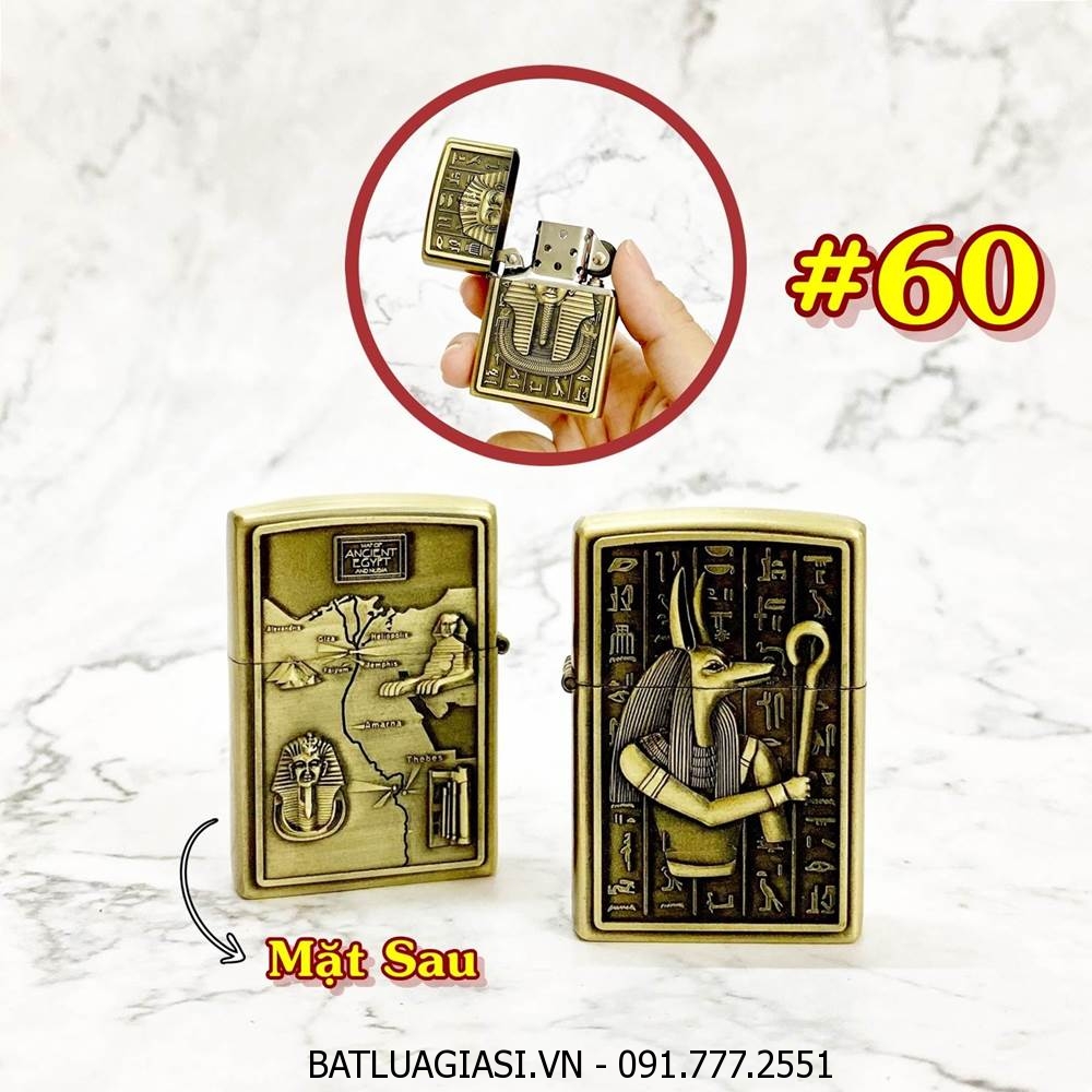 BÂT LỬA ZIPPO AI CẬP 2 MẶT HÌNH NỔI - (XÀI XĂNG) #60