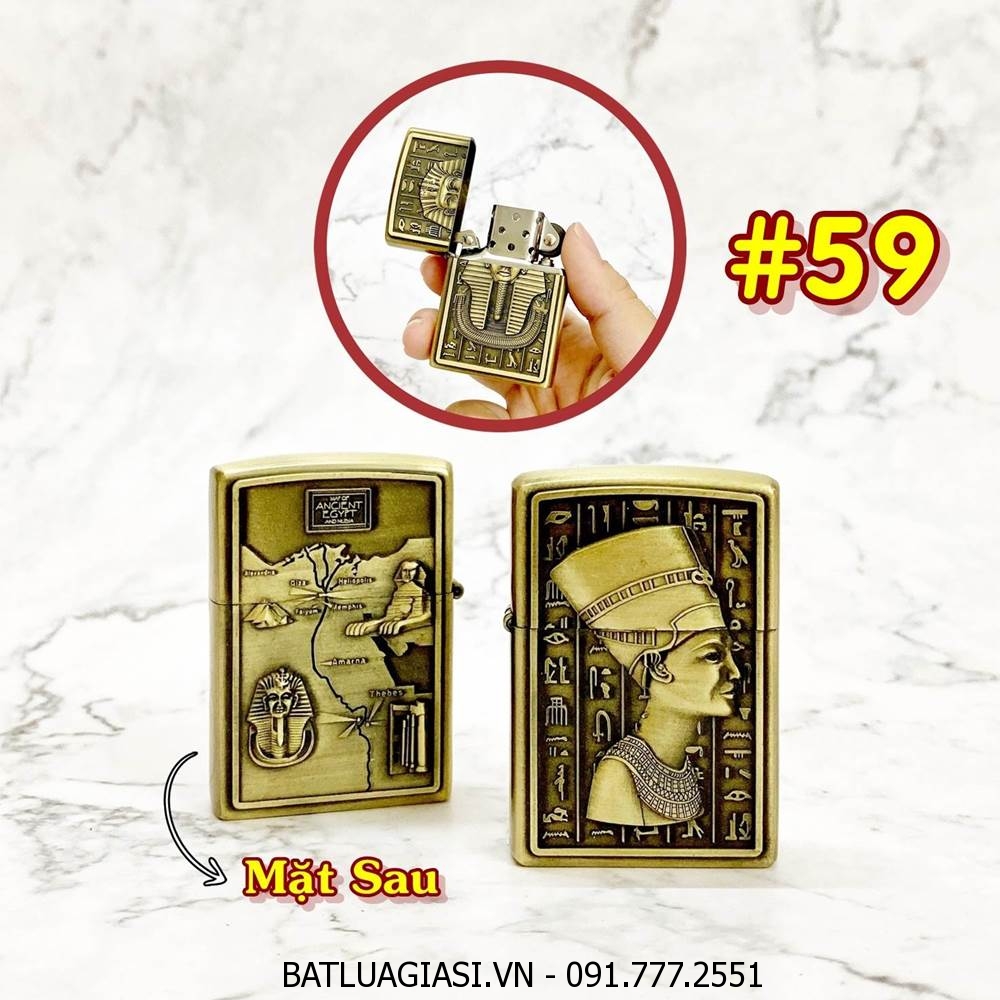 BÂT LỬA ZIPPO AI CẬP 2 MẶT HÌNH NỔI - (XÀI XĂNG) #59