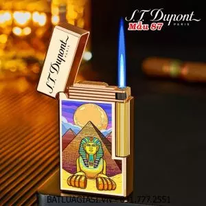 BẬT LỬA KHÈ DUPONT HÌNH AI CẬP M-87 (S.T. DUPONT) - (XÀI GAS)