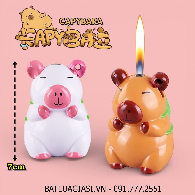 BẬT LỬA HÌNH CAPYBARA (CHUỘT LANG NƯỚC) (FULLBOX) - (XÀI GAS)