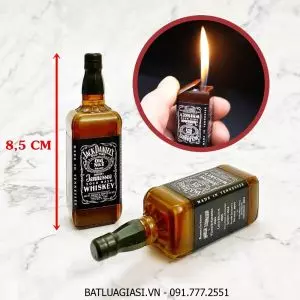 BẬT LỬA HÌNH CHAI RƯỢU WHISKEY - (XÀI GAS)