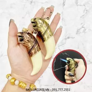 BẬT LỬA KHÈ, MÓC KHÓA HÌNH NANH CỌP - (XÀI GAS)