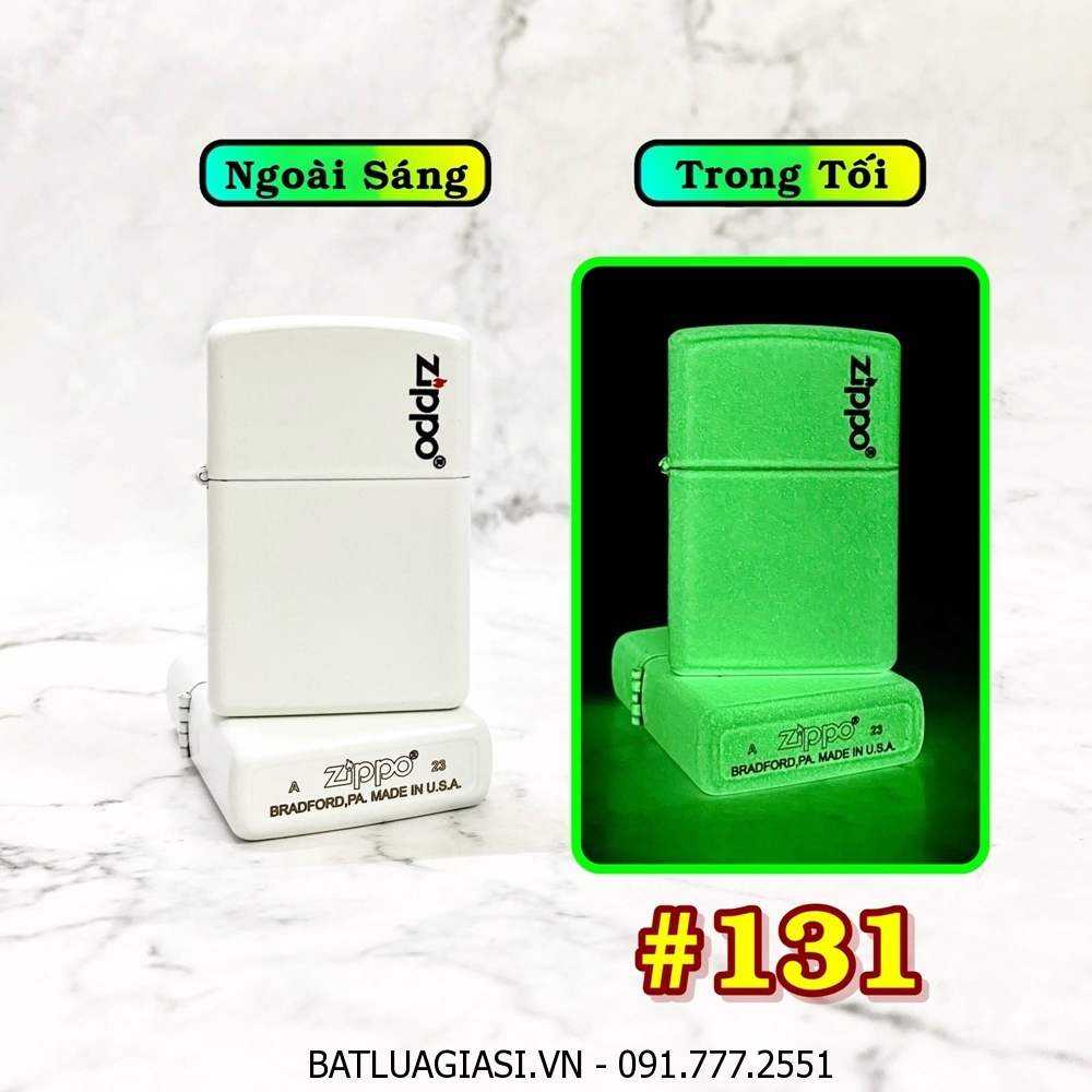 BẬT LỬA ZIPPO SƠN TĨNH ĐIỆN - DẠ QUANG HÚT ÁNH SÁNG (CÓ MỘC ĐÁY) - (XÀI XĂNG) #131