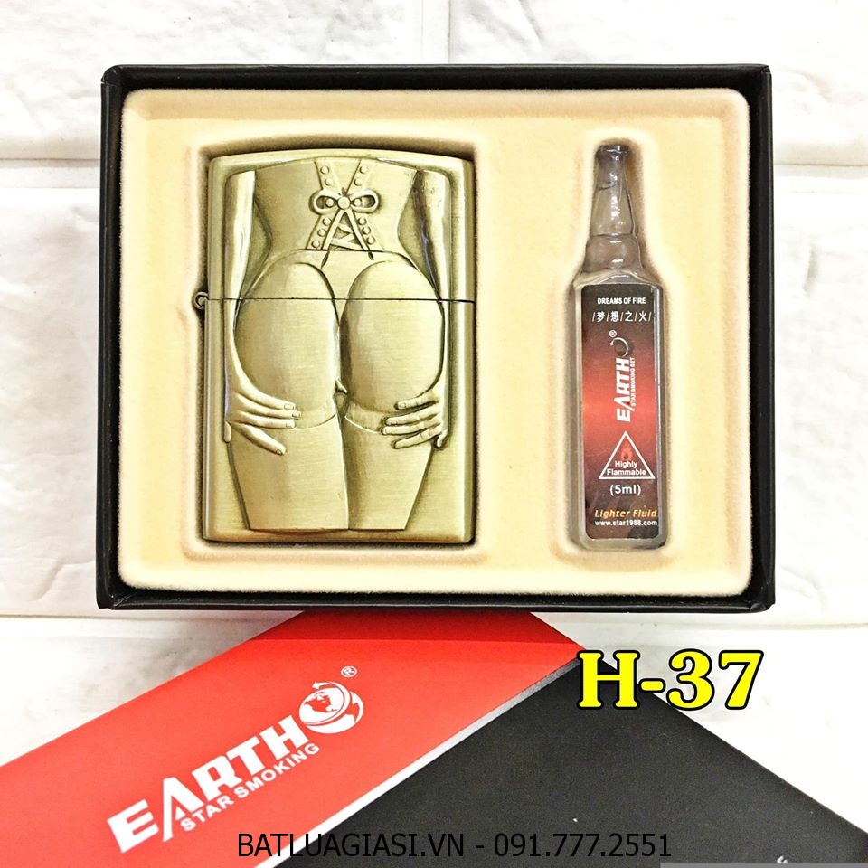 BẬT LỬA ZIPPO SEXY GIRL HÌNH NỔI (CÓ HỘP VÀ XĂNG) H-37