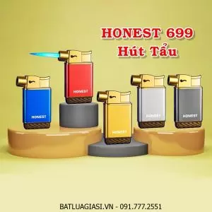 BẬT LỬA KHÈ HONEST 699 HÚT TẨU - (XÀI GAS)